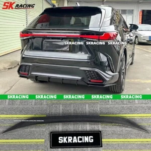 Real Carbon Fiber Rear Tail Trunk Spoiler Wing Lip For Lexus RX500h 2023-2025 - Picture 1 of 15