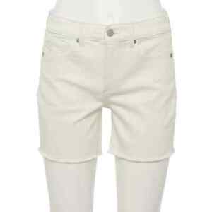 NEW Sonoma Size 18 Women's White Cream High Rise Denim Jean Shorts 