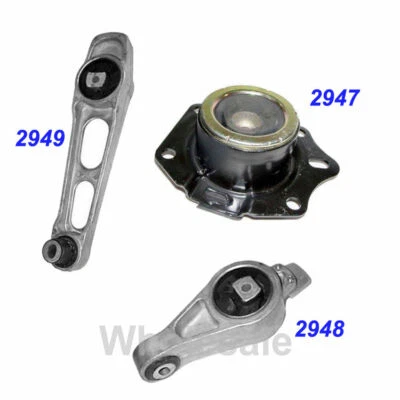 For 2000-2005 Dodge Neon 2.0L Engine Motor Mount Set 3PCS 2947 2948 2949 M131 - Image 1 of 2