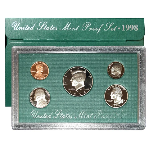 1998-S U.S. Clad Proof Set Cover