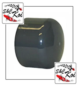 Grey Pressure End Caps - 1 Inch, 1.5 Inch, 2 Inch, 3 Inch, 4 Inch - Picture 1 of 1