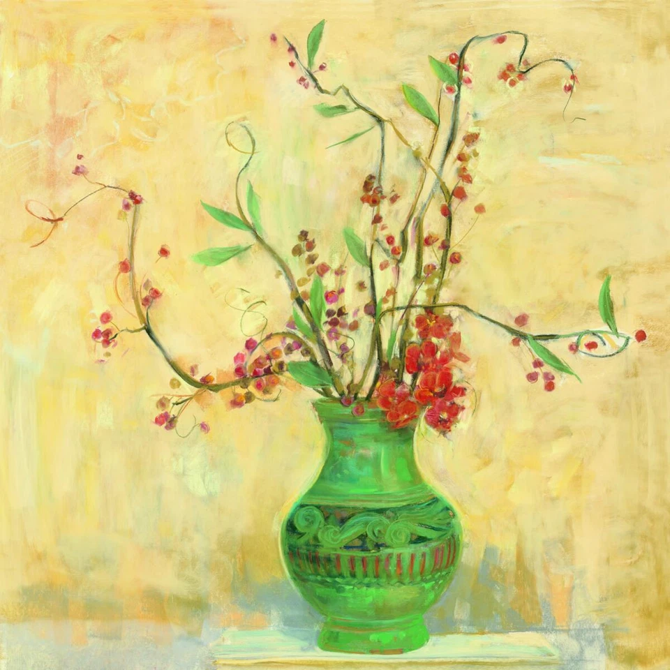 Ceramic Backsplash Tile Mural Floral Flower Kitchen/Bathroom - Bittersweet II - Image 1 of 1