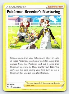 Pokemon Breeder's Nurturing 166/189 Uncommon Darkness Ablaze Pokemon Card NM - Imagen 1 de 5