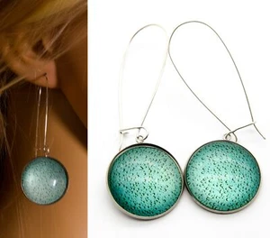 Ohrringe Ohrhänger Hängeohrringe Silber 925 Minimalistischer Schmuck Modern Gesc - Bild 1 von 4