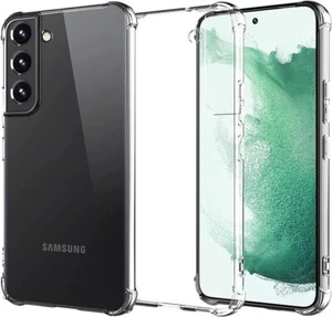 Fits A Samsung Galaxy S22 Plus Soft Silicon Case Clear Shockproof AntiYellowing - Picture 1 of 7