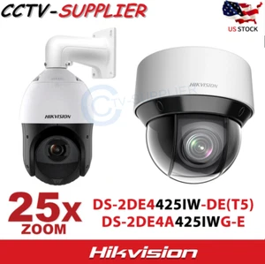 Hikvision Brand 4MP True 25× optical zoom PTZ Camera IR Speed Dome Auto tracking - Picture 1 of 21