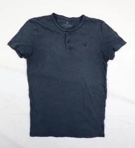 Camisa Henley de manga corta calce atlético XS de American Eagle Outfitters para hombre - Imagen 1 de 11