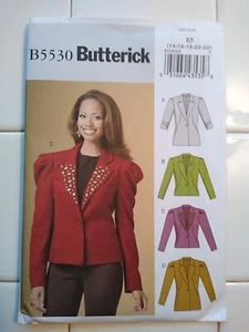 BUTTERICK B5530 SIZE 14-22 Lined Jacket Blazer Pattern UNCUT  - Picture 1 of 3