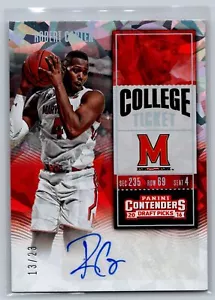 2016 Panini Contenders #137 Robert Carter College Ticket Cracked Ice Auto /23 - Picture 1 of 2