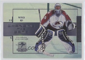 1999-00 Upper Deck Wayne Gretzky Hockey Changing the Game Patrick Roy #CG-10 HOF