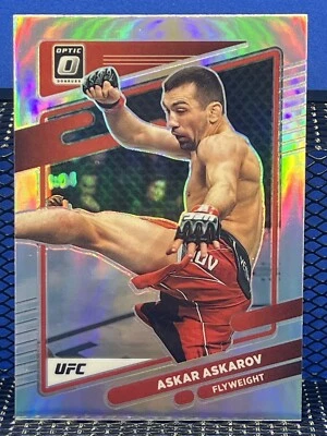 2022 Donruss Optic ASKAR ASKAROV Silver Holo Prizm UFC MMA - Image 1 of 2