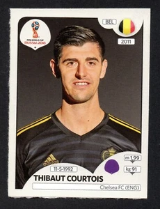 THIBAUT COURTOIS #514 BELGICA FIFA WORLD CUP RUSSIA 2018 CROMO PANINI COPA MUNDO - Picture 1 of 2