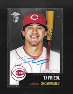 TJ FRIEDL RC AUTO 2022 Topps Chrome Platinum Anniversary AUTOGRAPH ROOKIE CARD - Picture 1 of 2