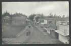 Ca 1909 Ppc* Train Track In Between Homes Rubber Neck Row In Winter See Info
