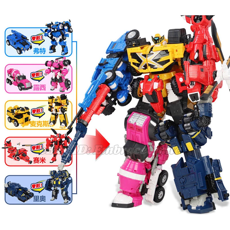 MINIFORCE PENTA X BOT PENTATRON Volt Semi Lucy Max Leo 5-Robots Full set No Box - Image 1 of 4