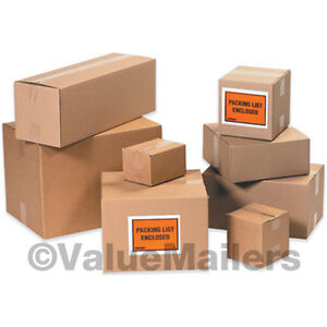 25 12x8x7 Shipping Packing Box Mailing Moving Boxes Corrugated Cartons Storage