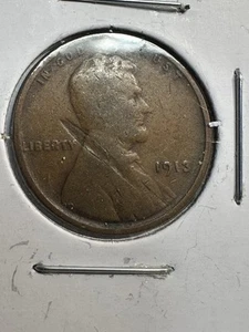 1913 Large Lincoln Wheat Cent Mint Error Lamination - Picture 1 of 3