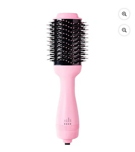 3-in-1 Heißluftbürste Trockner Kamm Styler Volumizer für alle Haartypen Rosa - Bild 1 von 11