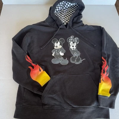 Vans X Disney Punk Mickey Mouse Años 90 Emo Pullover Sudadera con Capucha Negra Mujer XL Foto 1 de 4