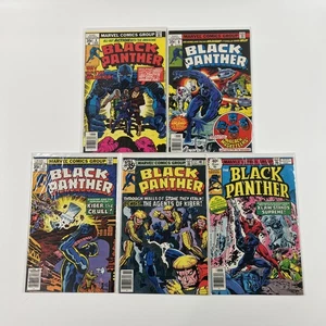 Black Panther #8, 9, 11, 12, 15 (Marvel Comics, 1977) Konvolut 5 Comics schön! - Bild 1 von 6