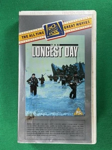 The Longest Day VHS John Wayne, Cert PG Movie - Picture 1 of 3