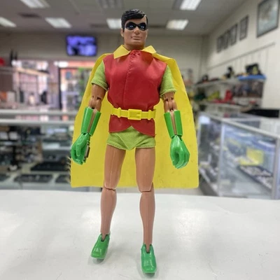 "Figura de acción magnética vestida Mego 1978 12"" Robin The Boy Wonder (DC, Batman)" Foto 1 de 4