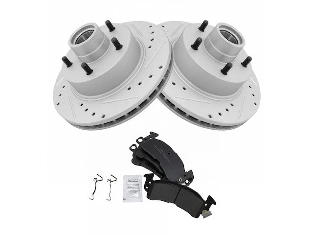 Front Brake Pad and Rotor Kit For 1970-1978 Pontiac Firebird 1971 1972 YB474DJ - Image 1 of 1