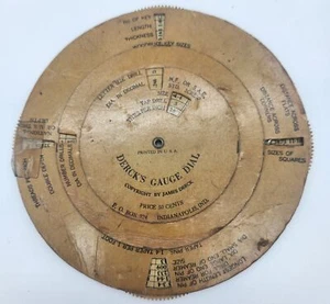 Esfera de calibre Derck vintage de 1940 - conos y ángulos - grifos de tubo cónico - Imagen 1 de 4