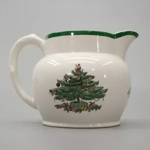 Spode 24 oz Pitcher Juice Water Milk Sauce Jug Christmas Tree England - S3324-T - Picture 1 of 10