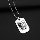 Attack On Titan Wing Of Liberty Stainless Steel Pendant Necklace With Chain New