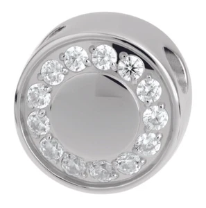 Ernstes Design Evia Colgante AN803 WH Circonia Acero Inoxidable Blanco - Imagen 1 de 3