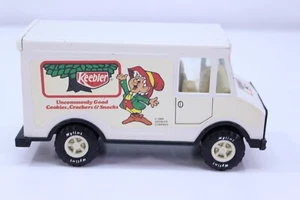 VTG 1989 Nylint Keebler Elf Metal Tin Delivery Truck Van Logo Decal Toy COMPLETE - Picture 1 of 14