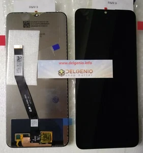 DISPLAY LCD XIAOMI REDMI 9 M2004J19AG M2004J19G TOUCH SCREEN SCHERMO VETRO NERO - Imagen 1 de 2