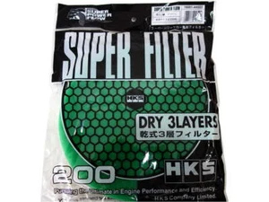 3Layer HKS Style Super Power Flow Air Filter 200mm Replacement Element Mushroom - Picture 1 of 6