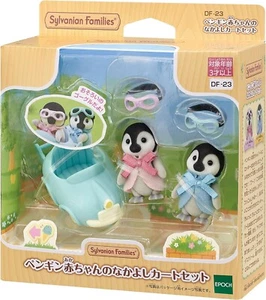 Sylvanian Families PENGUIN Baby Cart Set DF-23 Calico Critters Epoch - Picture 1 of 6