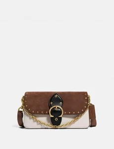 Neu mit Etikett Coach Beat Umhängetasche Clutch Handtasche mit Nieten 4761 - Bild 1 von 10