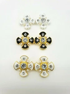 Diamant Haken und Ösen Verschluss Knopf für Pullover und Kostüme, Vintage Style 3 - Bild 1 von 10