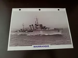 French Navy Bourrasque Photo And Fact Sheet 1925 - Picture 1 of 2