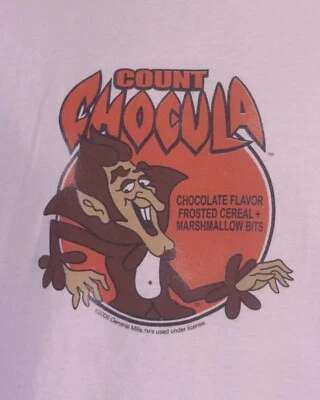 Camiseta de cereal Count Chocula vintage años 90 00 Y2K rara 2006 General Mills talla XL Foto 1 de 4