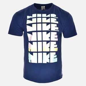 NIKE Sportswear Y2K Limited Issue NBG-78 Script Logo Double Sided Tee Shirt - L - Picture 1 of 4