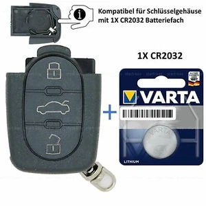 Chiave ricambio alloggiamento telecomando batteria 1X CR2032 per Audi A2 A3 A4 A6 A - Foto 1 di 4