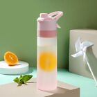 Frosted Spray Water Sport Bottle Gradient Color Travel Bottles  Students