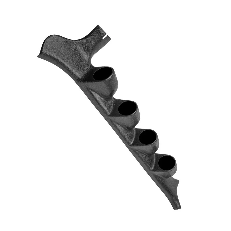 Pod medidor de pilar quádruplo preto para 1987-1991 Ford F-Series - Imagem 1 de 3