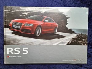 AUDI RS 5 Coupe Hardvover Prospekt / Buch 3.2010 originalverpackt OVP - Picture 1 of 10