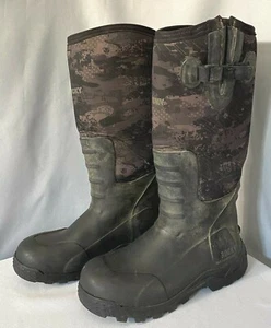 Rocky RKS0345 Venator Camo Rubber Waterproof 16" Boot Size 8M Fishing Hunting - Picture 1 of 11