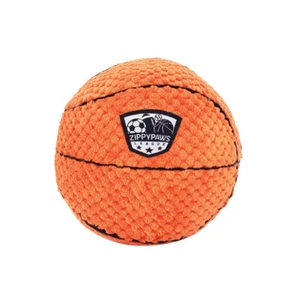 Zippy Paws SportsBallz Basketball Interactive Pet Dog Squeaker Toy 15cm - Picture 1 of 3