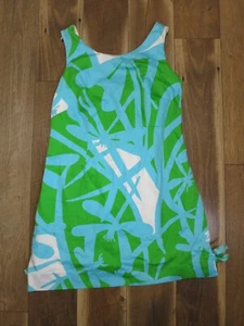 Lilly Pulitzer Women's Green/Blue/White Sleeveless Zip Pencil Dress Sz 12 - Picture 1 of 14