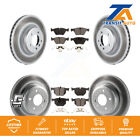 Front Rear Coated Disc Brake Rotors And Ceramic Pads Kit For 2007 Bmw 335Xi