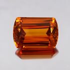 Natural Ceylon Fanta Orange Sapphire Fancy Cushion Cut Loose Gemstone 17.30 Ct