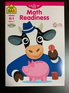 LIBRO DE TRABAJO DE PREPARACIÓN MATEMÁTICA DE LA ZONA ESCOLAR GRADOS K-1 EDADES 5-7 Educación Niños Niños - Imagen 1 de 2